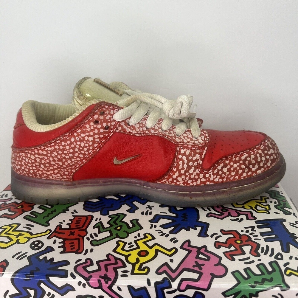 Nike SB Dunk Low Stingwater Magic Mushroom Men’s Size 8 DH7650-600 OG Retro Red - Picture 11 of 16